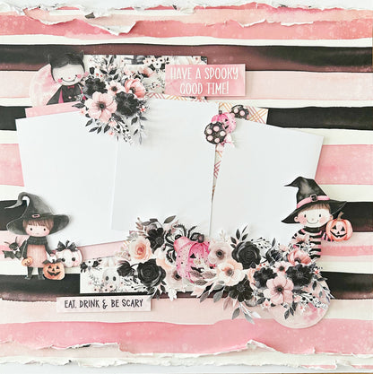 Pink Halloween Cut Aparts Paper Pack 32793