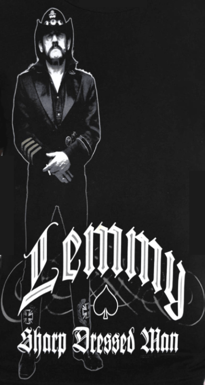 T-shirt Lemmy - Sharp Dressed Man (Noir)