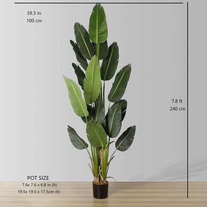 Plante artificielle en pot Maza Oiseau de Paradis (Plusieurs tailles)