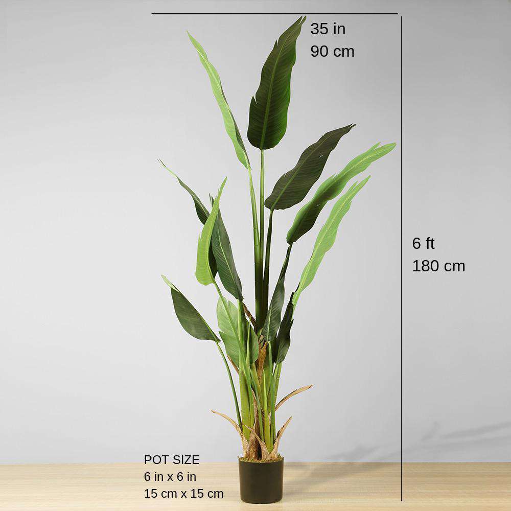 Plante artificielle en pot Maza Oiseau de Paradis (Plusieurs tailles)