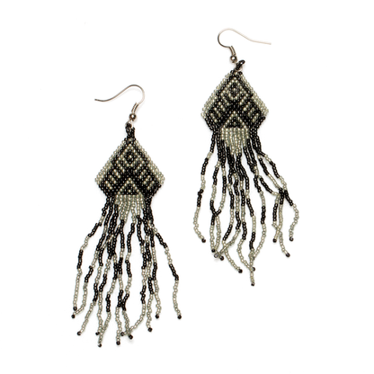 Beaded Aztec Style Earring