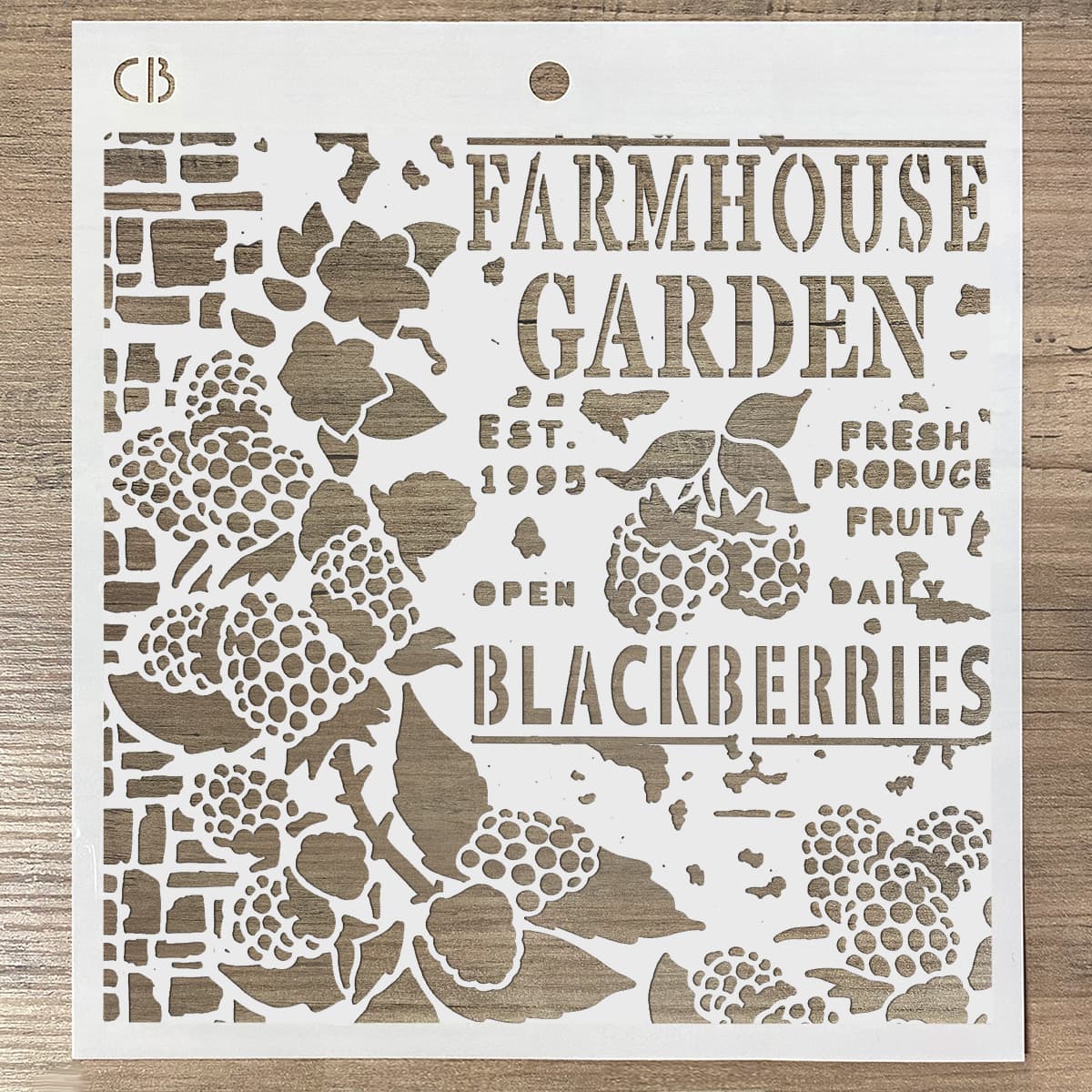 Pochoir à texture Ciao Bella 20x20 cm Farmhouse Garden