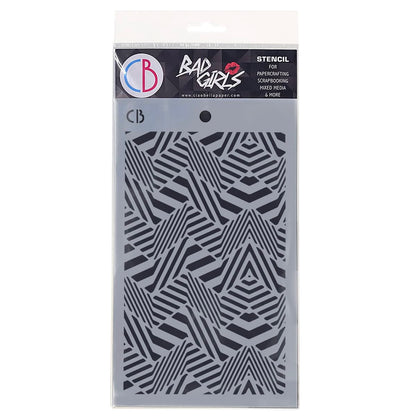 Ciao Bella Pochoir de texture 12,7x20,3cm Angles