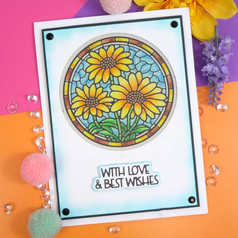 Moonstone Dies - Fleurs en vitrail