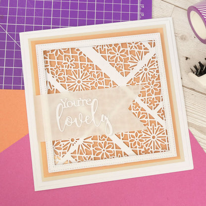 Dies Pierre de Lune - Panneaux Belles Fleurs