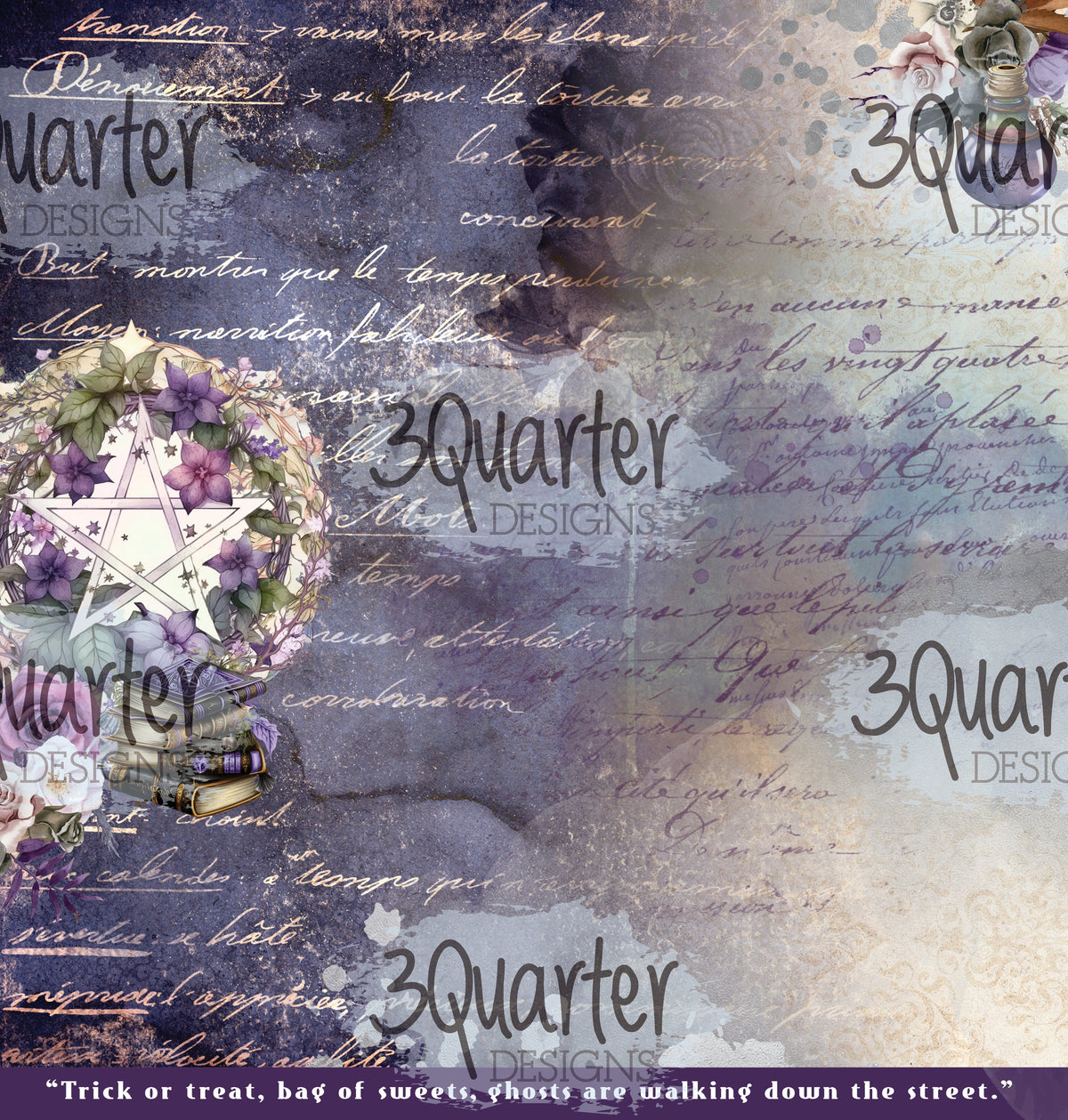 Lot de papiers 30x30 cm Collection Magic Potion