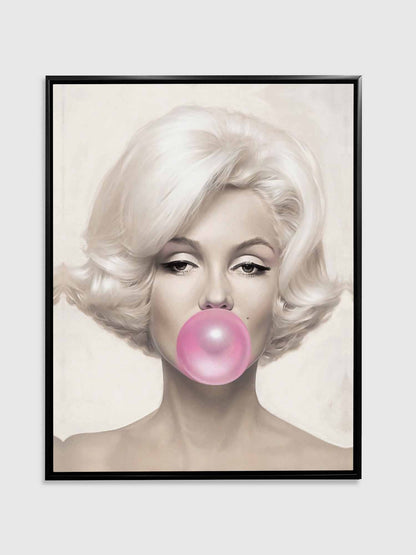 Marilyn in pink-Wall art decor