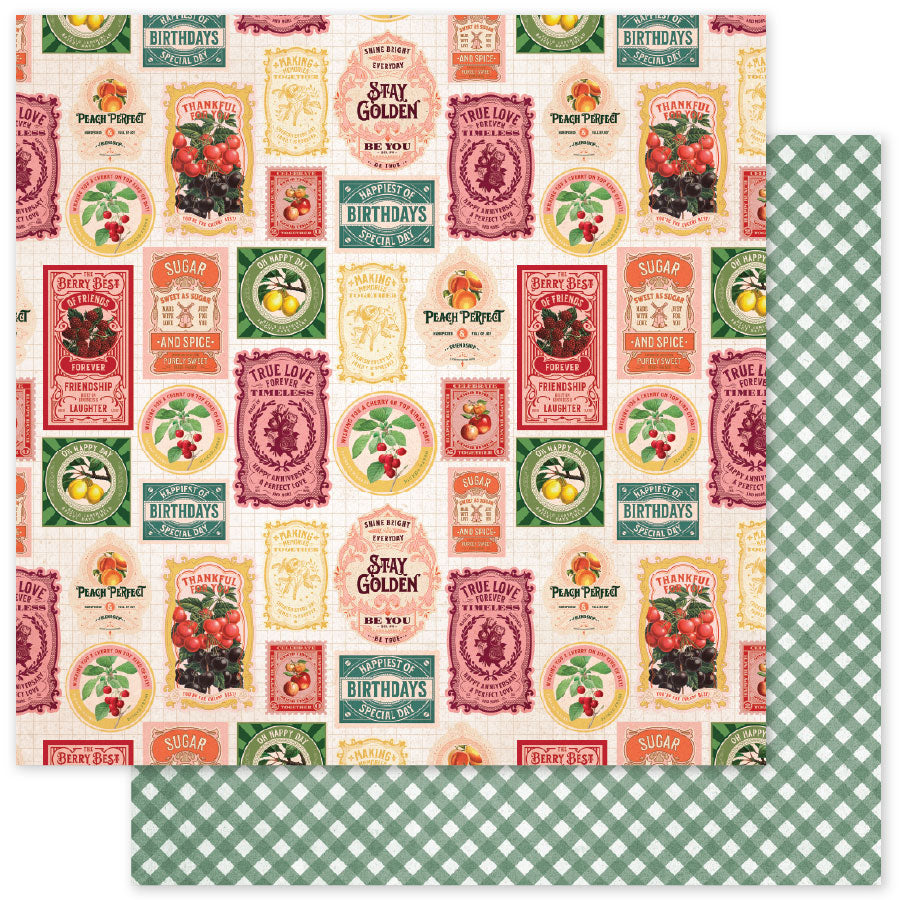 Meadowbrook Farm Basics B 12 x 12 Paper (12 pc Bulk Pack) 35049