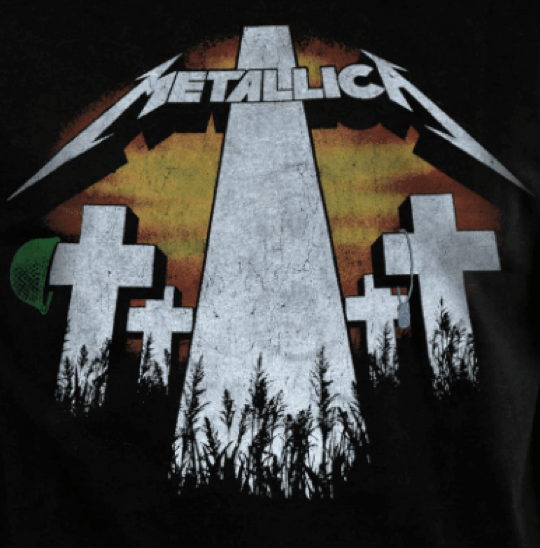 Metallica - Master of Puppets Black T-Shirt