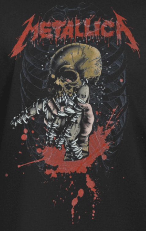 Metallica - Alien Birth Black T-Shirt