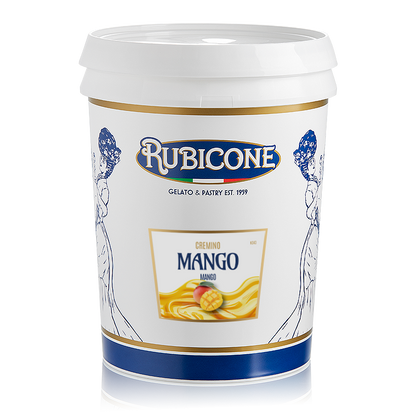 Crème de garniture à tartiner à la mangue - Cremino Mango - Seau de 5 KG - Rubicone Canada - Livraison gratuite au Canada pour les commandes de plus de 199 CAD