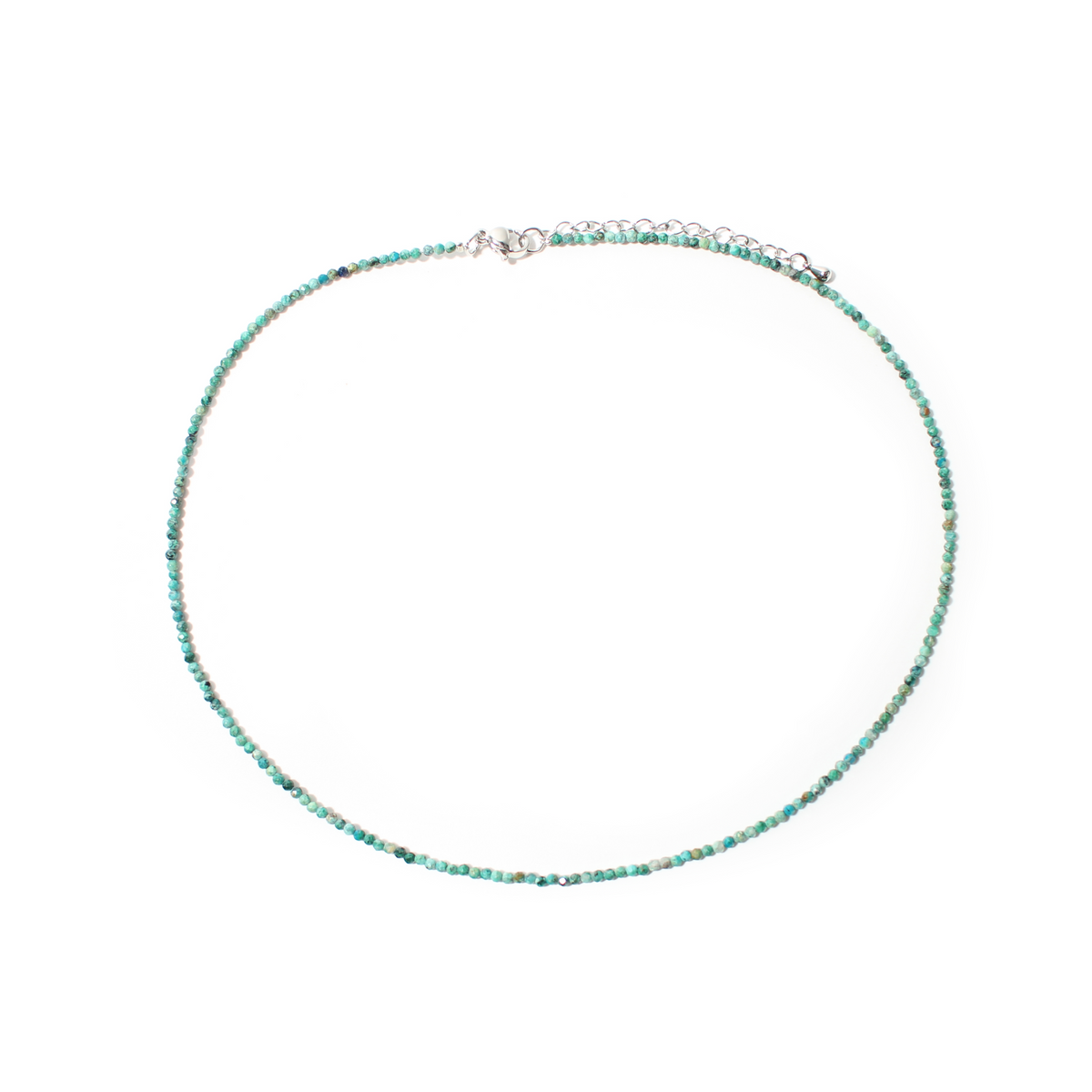 Chrysocolla Bead Necklace - 2-3mm