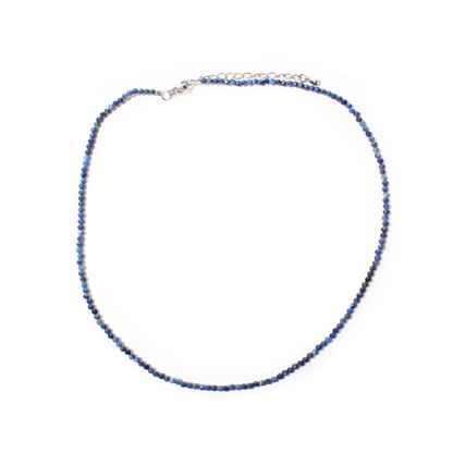 Lapis Lazuli Bead Necklace - 2-3mm