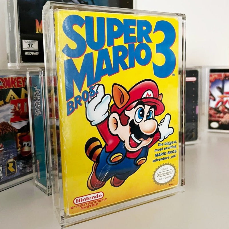 Acrylic Video Game Box Protector for Nintendo NES Game Box - Pack of 2