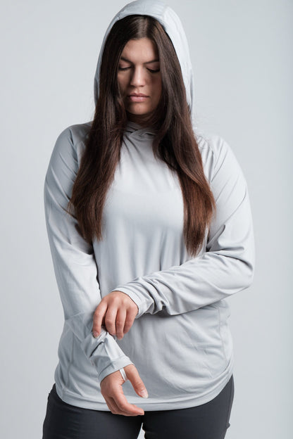 Sweat à capuche d'été rafraîchissant anti-UV UPF 50 pour femme
