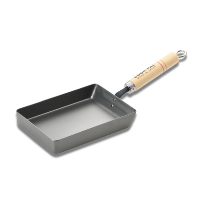 Yoshikawa Cook-Pal REN 18 x 13cm (Medium) Nitrided Carbon Steel Tamagoyaki Pan