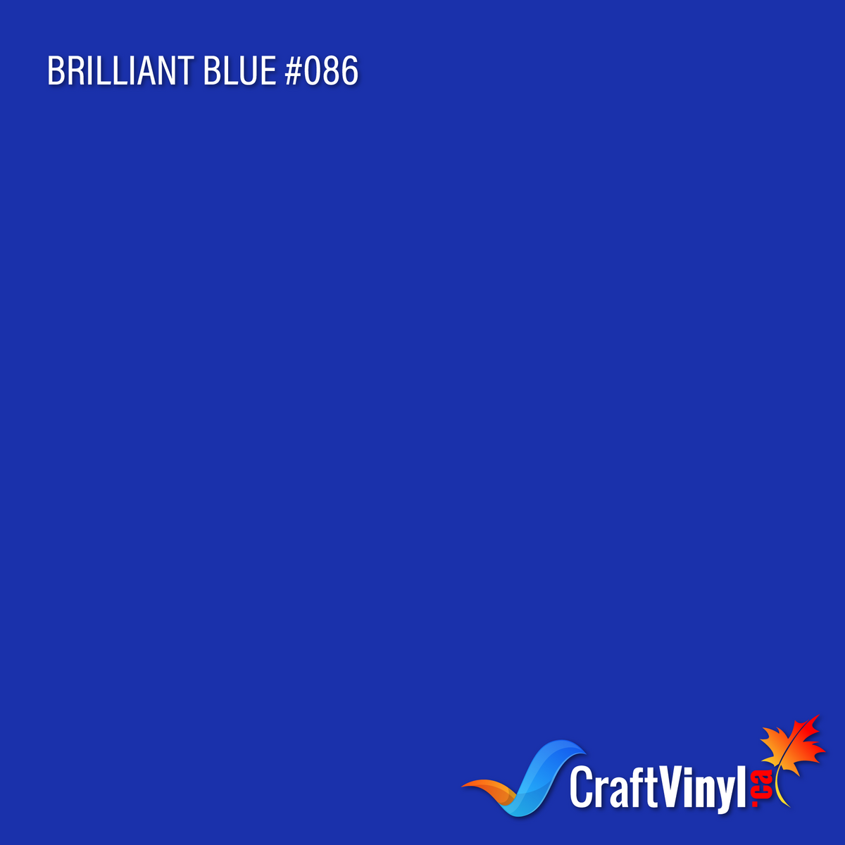 Oracal 651 Glossy Brilliant Blue Vinyl #086sheets and rolls