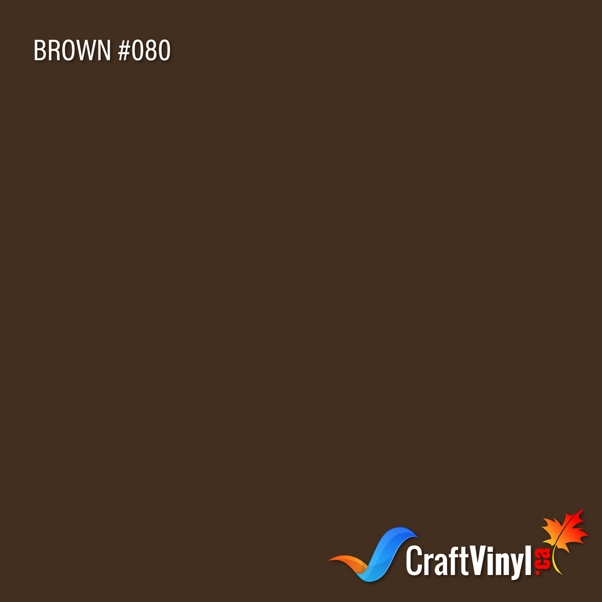 Vinyle Oracal 651 Brillant Marron #080