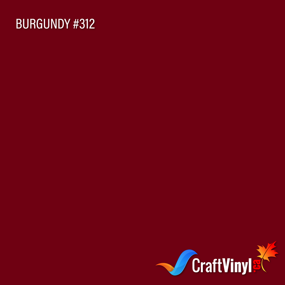 Oracal 651 Glossy Burgundy Vinyl #312 12'' x 5ft