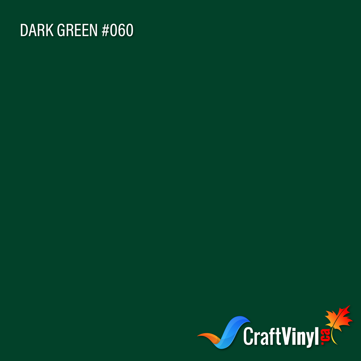 Oracal 651 Glossy Dark Green Vinyl #060 12''x5ft
