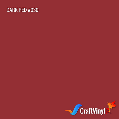 Oracal 651 Glossy Dark Red #030sheets and rolls