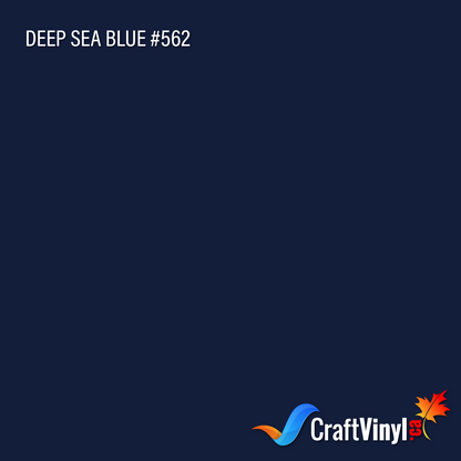 Oracal 651 Glossy Deep Sea Blue Vinyl #562 sheets and rolls