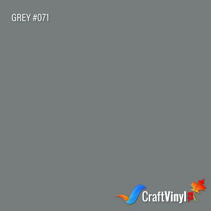 Oracal 651 Glossy Grey Vinyl #071 sheets and rolls