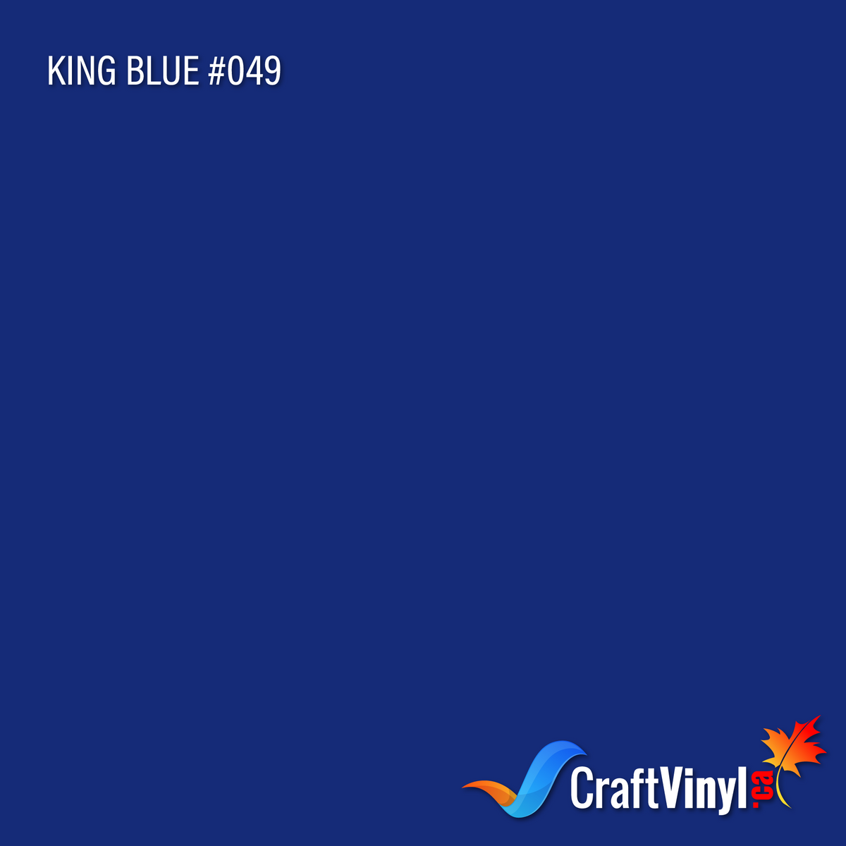 Oracal 651 Glossy King Blue Vinyl #049 sheets and rolls