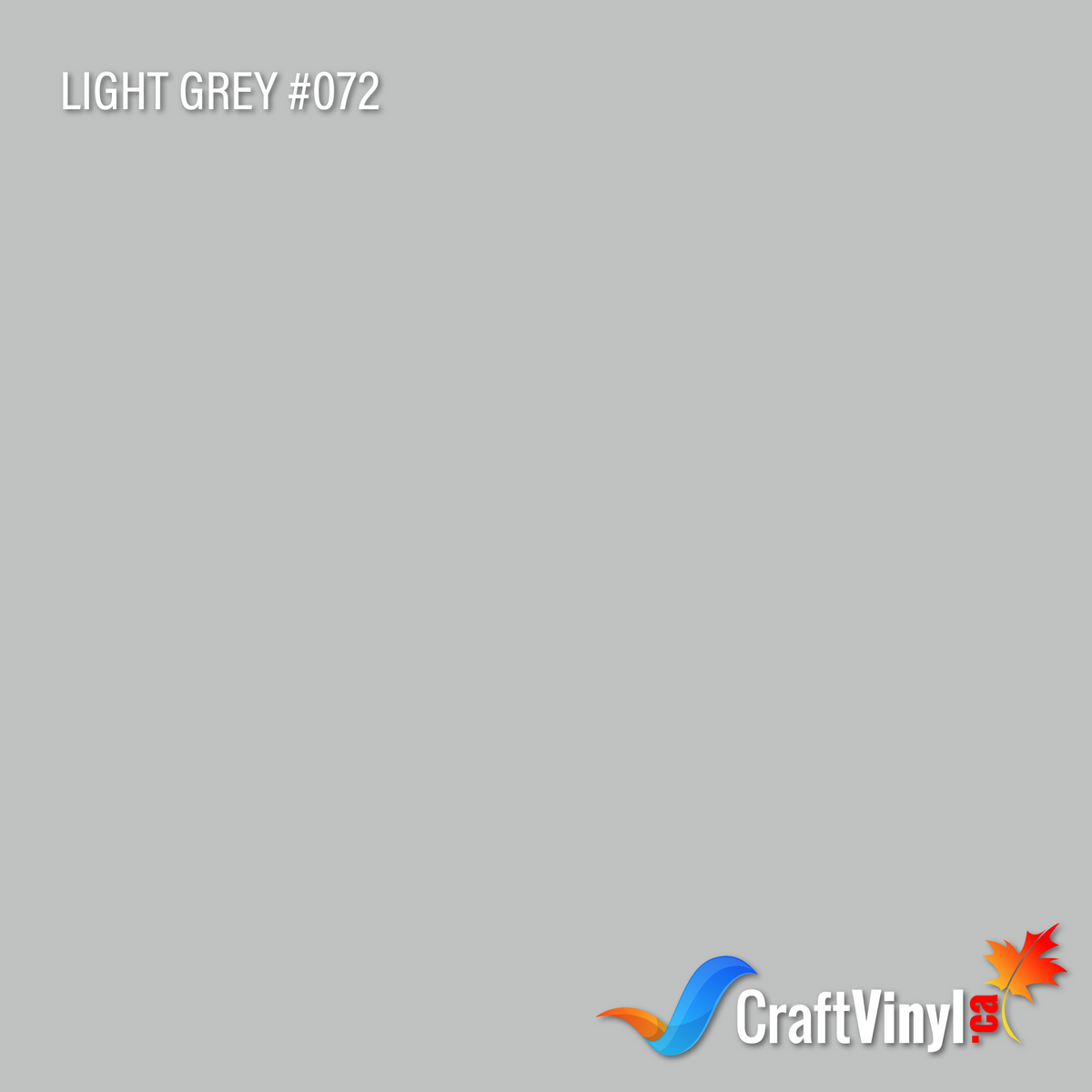 Oracal 651 Glossy Light Grey Vinyl #072 12''x5ft