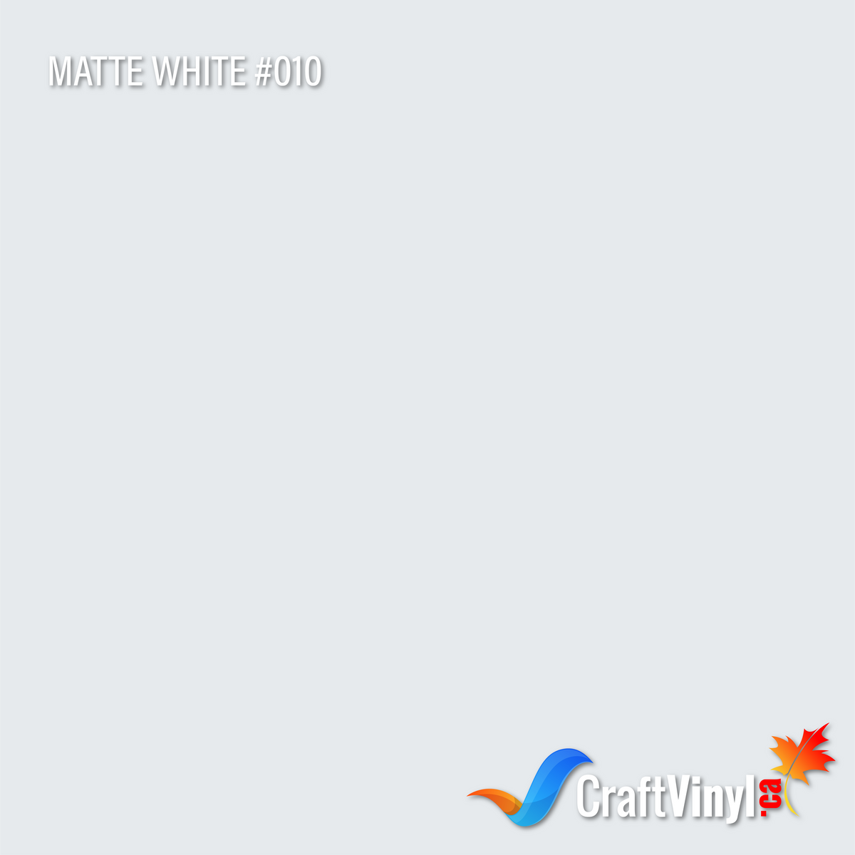 Oracal 651 Matte White Vinyl #010 12'' x 20ft
