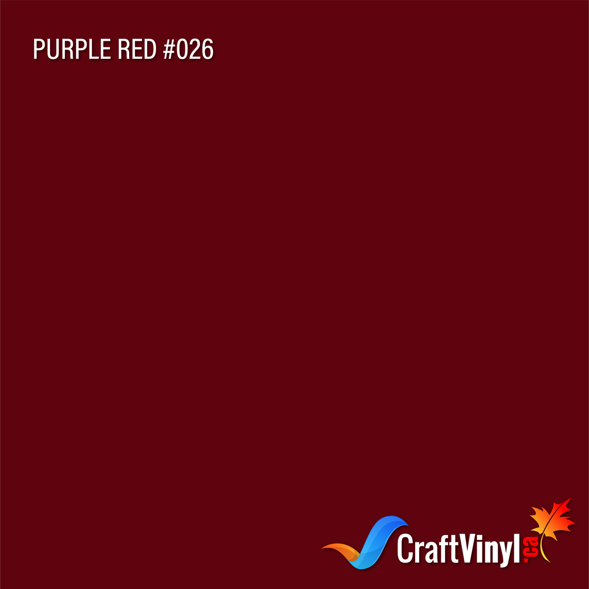 Oracal 651 Glossy Purple Red #026 sheets and rolls