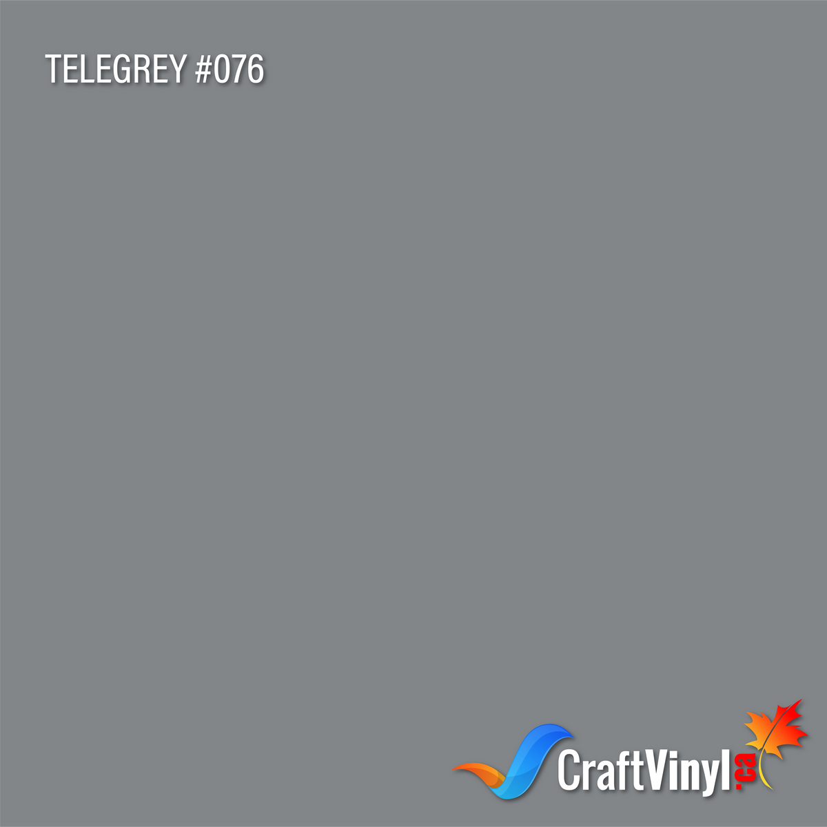 Oracal 651 Glossy Telegrey #076 12''x5ft