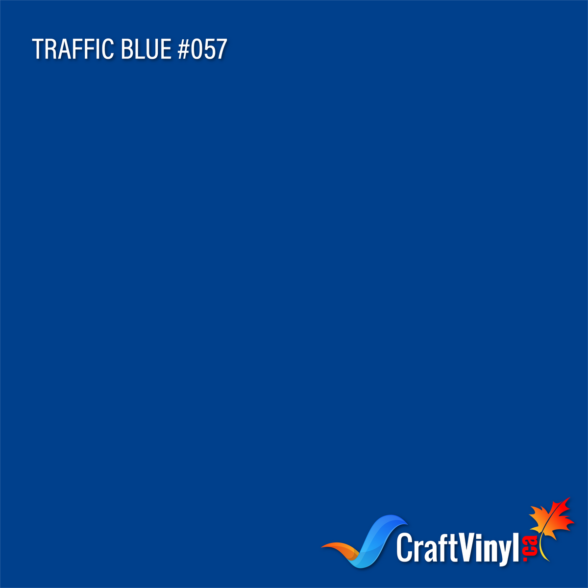 Oracal 651 Glossy  Traffic Blue #057 12''x5ft