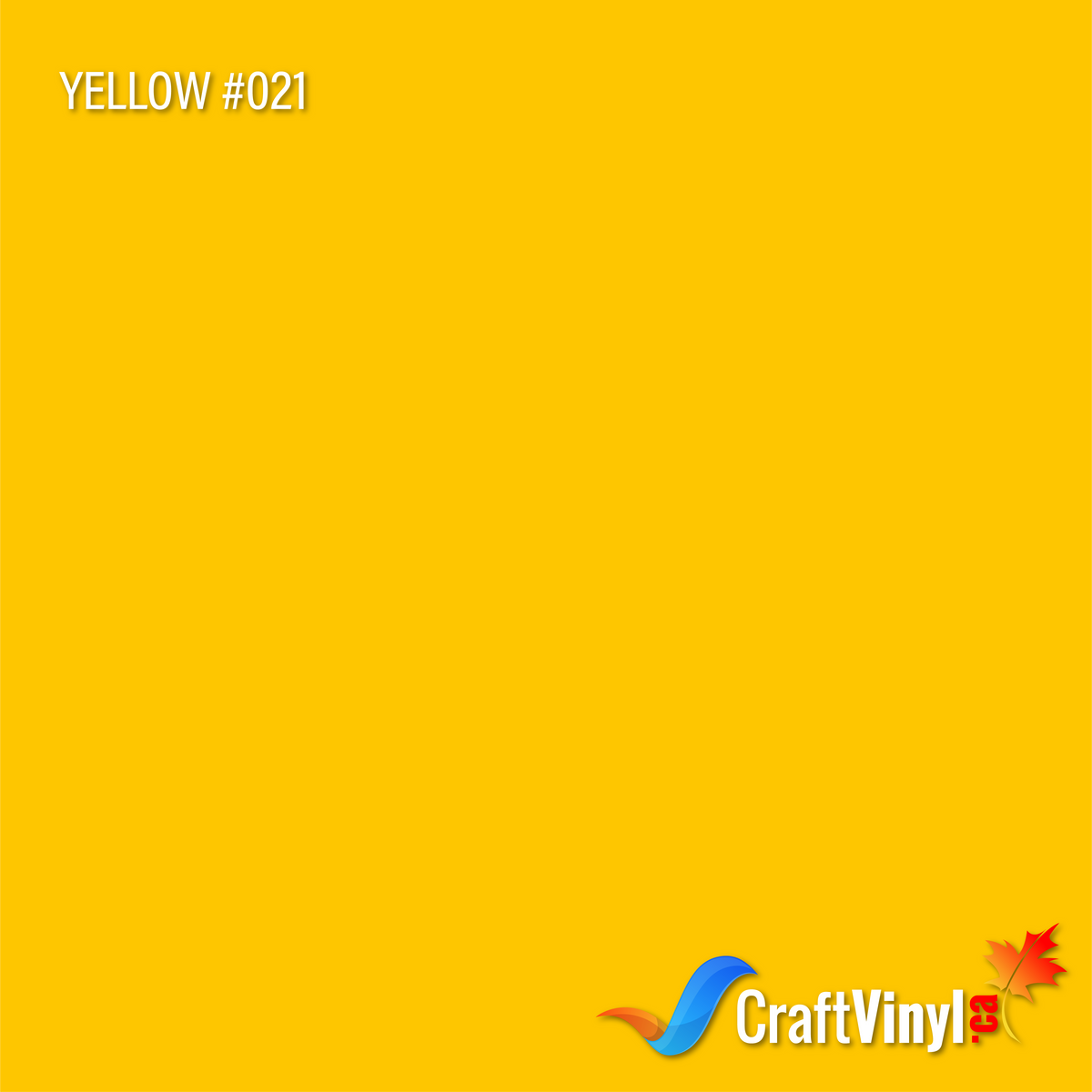 Oracal 651 Glossy Yellow #021 12'' x 5ft