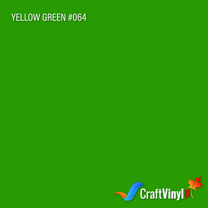Vinyle Oracal 651 brillant jaune-vert #064