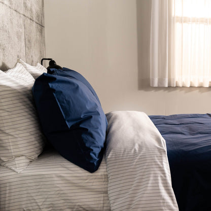Lot de taies d'oreiller essentielles en percale de coton biologique