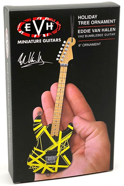 Décoration de Noël Guitare EVH Bumblebee - 15 cm