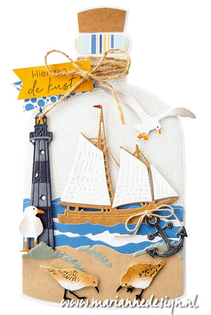 Matrice de coupe Marianne Design Creatables - Bateau de Tiny