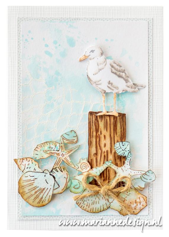 Marianne Design Tampon transparent - L'Art de Tiny - Coquillages