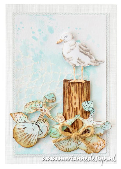Marianne Design Tampon transparent - L'Art de Tiny - Coquillages