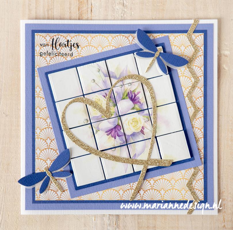 Marianne Design Feuille de découpage A4 - Mattie's Mooiste Bouquets Romantiques
