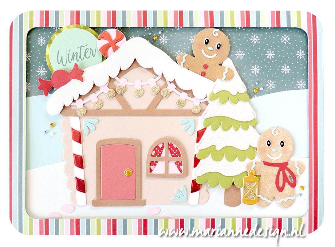Bloc de papier A4 Marianne Design - Christmas Bakery by Marleen