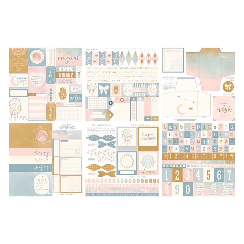 Bloc de projets 20x20 cm The Paper Boutique Pastel Dreams