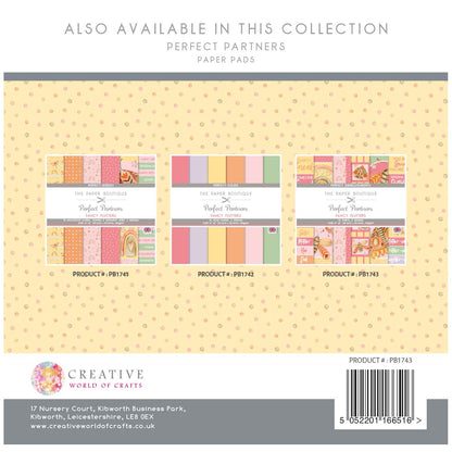 The Paper Boutique Perfect Partners - Embellissements Fancy Flutters 8 po x 8 po