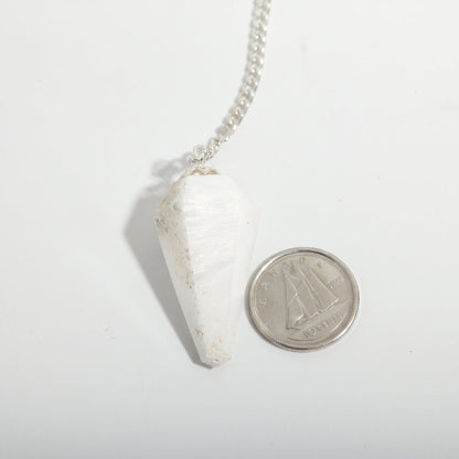 Scolecite Pendulum 6 Facet & Bead - 3 Pack