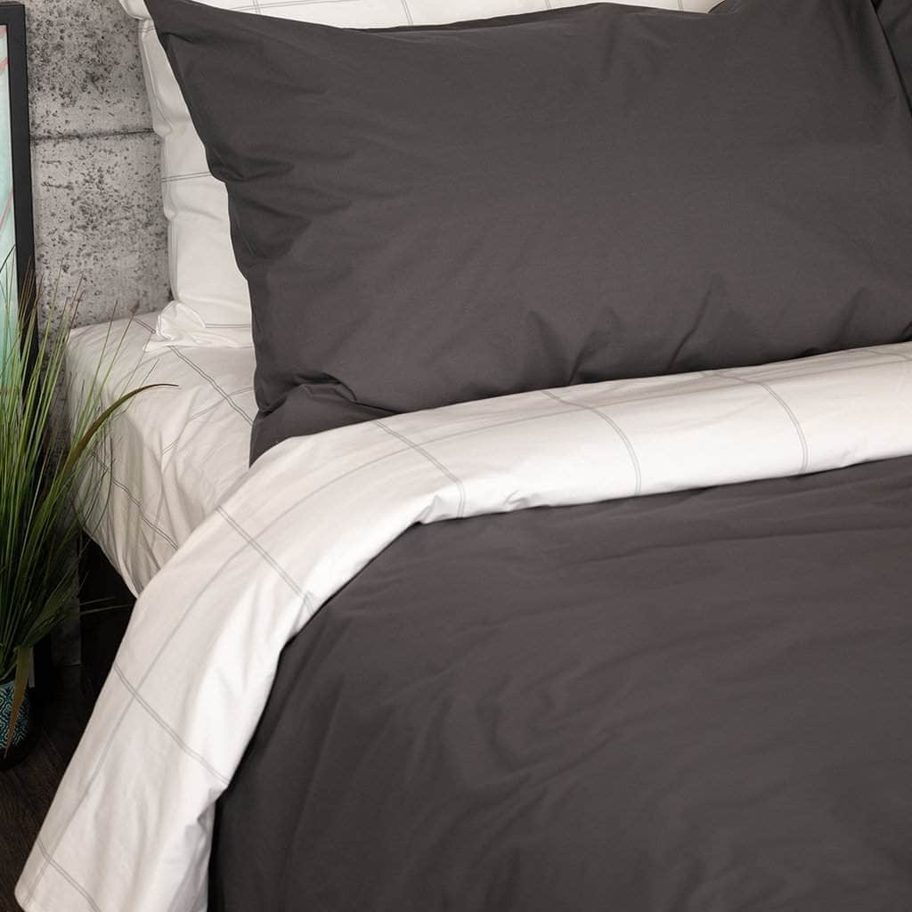 Lot de taies d'oreiller essentielles en percale de coton biologique