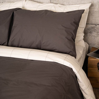 Lot de taies d'oreiller essentielles en percale de coton biologique