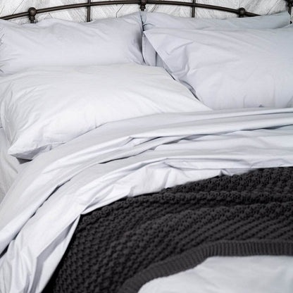 Lot de taies d'oreiller essentielles en percale de coton biologique