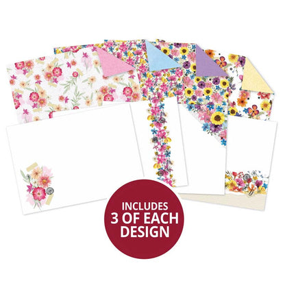 Inserts et papiers Fleurs pressées