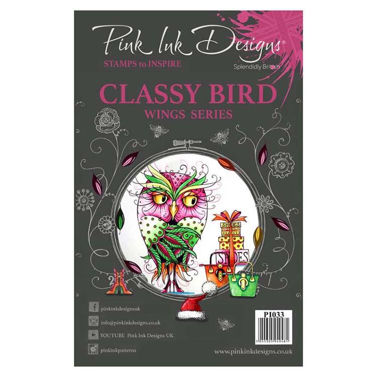 Pink Ink Designs Tampon Transparent Classy Bird